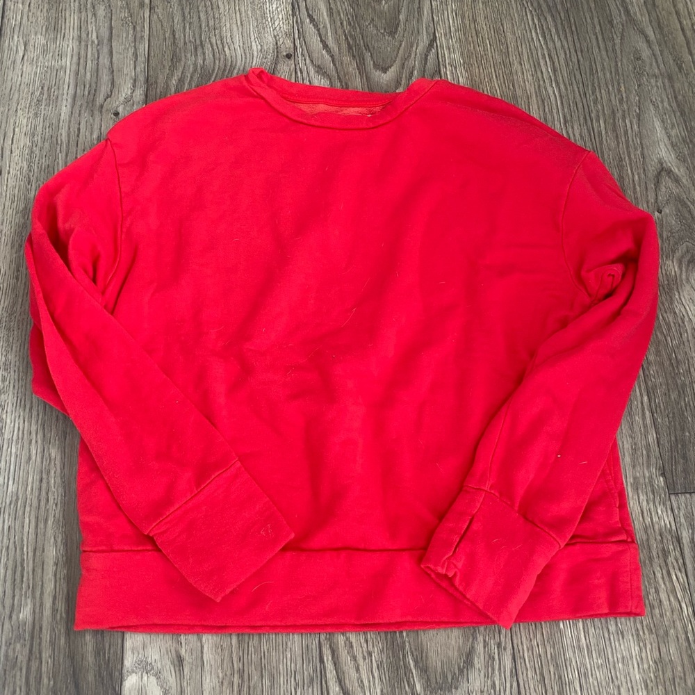 Aerie offline red crew neck
